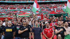 Hungarian fans display anti-kneeling banner in surging protest before France Euro 2020 clash (PHOTOS/VIDEO)