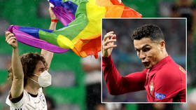 Hungary leader Orban dodges Euro 2020 as fans cover stadium in LGBTQ rainbow flags before Cristiano Ronaldo equals record (VIDEO)