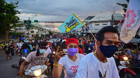 Thai protesters back on the streets demanding resignation of govt and limiting of king’s powers