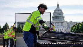 Capitol fencing comes down six months after January 6 riot (VIDEOS)