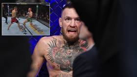 Conor McGregor SNAPS leg in horror injury as he suffers defeat to Poirier at UFC 264 (VIDEO)