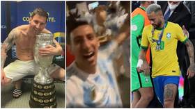 ‘Brazil, tell me how it feels’: Argentina mock rivals after winning Copa America as Messi celebrates with sweary message (VIDEO)