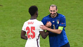 ‘Kiricocho!’ Italy colossus Chiellini responds to claims he used CURSE to hex Saka before Euro 2020 penalty miss