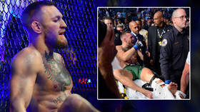 ‘Ask Dana White, ask the UFC’: Conor McGregor says the UFC knew he had ‘stress fractures’ in his leg before Poirier fight (VIDEO)
