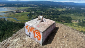 Large cross ‘deliberately removed’ from popular lookout point on Vancouver Island by mystery culprits