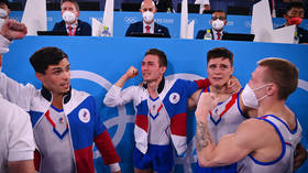 Gold rush: Russian men edge out Japan & China in Olympic thriller to scoop all-round artistic gymnastics title in Tokyo