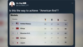 WaPo & NYT mocked by Chinese officials for putting US at top of Olympics medal table, despite China winning more gold