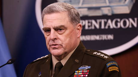 Joint Chiefs Chairman General Mark Milley at the Pentagon, September 1, 2021.