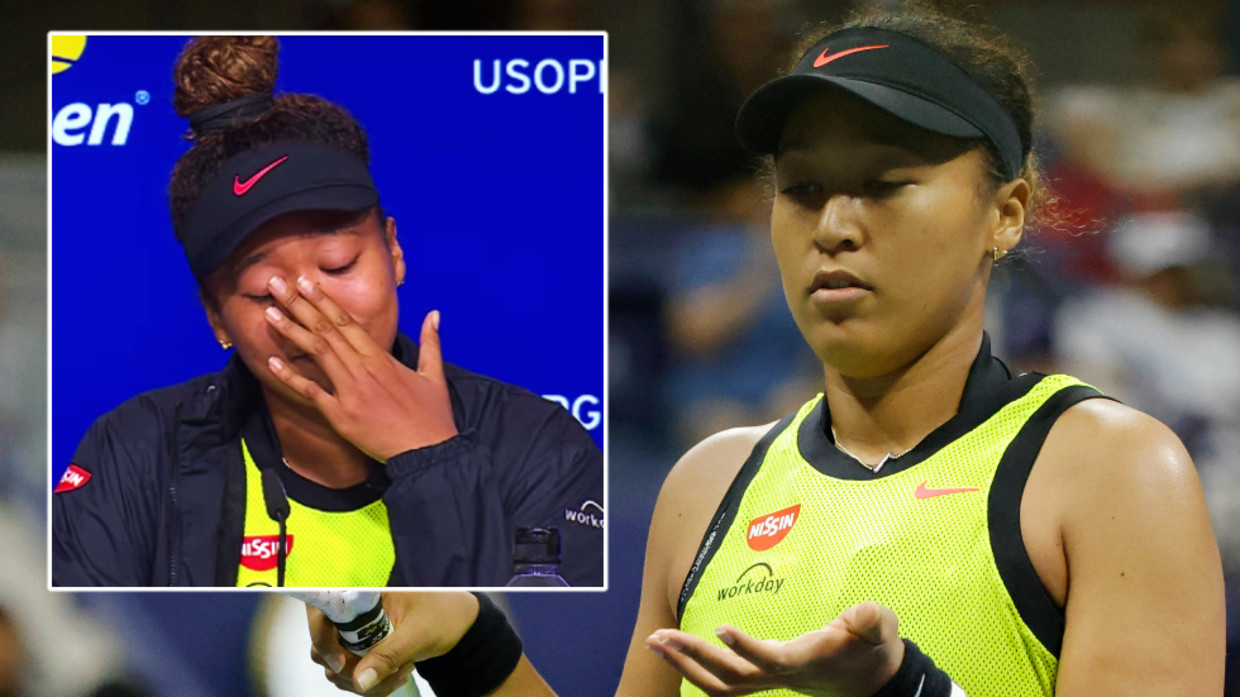 Tennis ace Osaka cries 