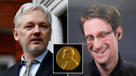‘It will never happen’: Snowden laughs off suggestion Julian Assange or himself would ever get Nobel Peace Prize