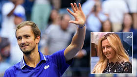 Revenge mission? Medvedev could deny Djokovic the Grand Slam... and his wife laughs at him after he reaches US Open final (VIDEO)