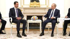 Western armies 'illegal' presence in Syria undermining hopes for peace in region, Putin says in surprise Moscow meeting with Assad