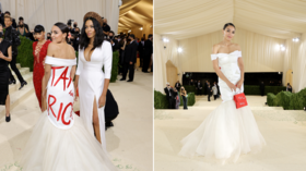 ‘Obscenely out of touch’: AOC stirs controversy with statement-making ‘Tax the Rich’ outfit at annual Met Gala event