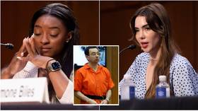‘The FBI protected a child molester’: US gymnasts Biles & Maroney hit out at authorities at hearing into pedophile doctor Nassar