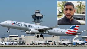 ‘Not all terrorists’: Boxer Khan furious at ‘disgusting’ American Airlines after being booted off flight in ‘face mask row’