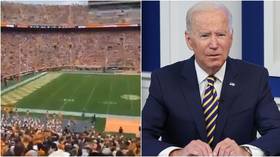 ‘This is a movement’: MORE ‘f*ck Joe Biden’ chants reported in US college football stadiums (VIDEO)