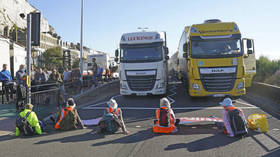 Insulate Britain protesters block traffic at Port of Dover with UK supply chain already suffering from haulage crisis