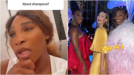 Serena Williams spoke about her Met Gala meeting with Maria Sharapova. © Instagram