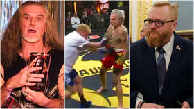 ‘There will be a rematch’: Controversial Russian MP, 47, wants revenge after bizarre fight with 60yo actor in MMA cage (VIDEO)