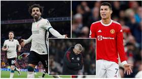 ‘Obliterated’: Liverpool hand Man Utd record drubbing as Salah hits three to add to Ronaldo and Solskjaer woes