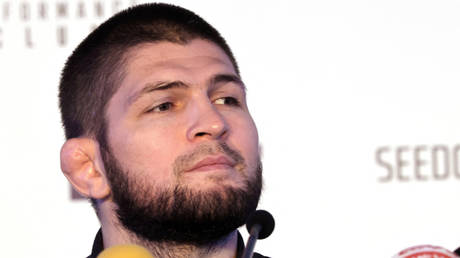 Khabib Nurmagomedov has discussed his future © Giuseppe CACACE / AFP