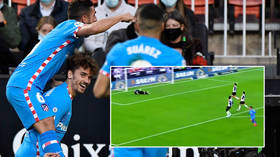 ‘Take a bow’: World Cup winner Griezmann runs from halfway line to smash sensational goal... then suffers heartbreak in thriller