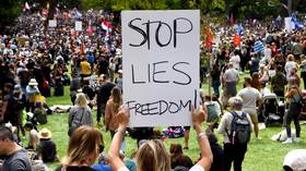 Tens of thousands march ‘for freedom’ in Australian cities (VIDEOS)