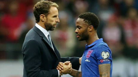 Gareth Southgate (left) and Raheem Sterling © Action Images via Reuters / John Sibley