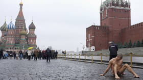Attempt to nail genitals to Red Square fails