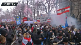 Thousands march against vaccine mandate (VIDEOS)