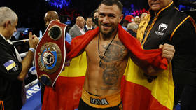 Ukrainian boxing great accused of lacking patriotism with flag gesture