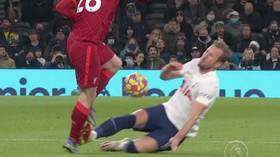 ‘Leg-breaker’: Spurs star Kane somehow escapes red card for horror lunge – before victim Robertson gets sent off (VIDEO)