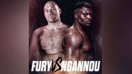 Tyson Fury teased a fight with UFC king Francis Ngannou. © Twitter @Tyson_Fury