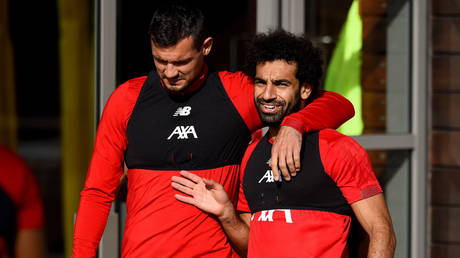 Dejan Lovren (left) and Mo Salah © Andrew Powell / Liverpool FC via Getty Images