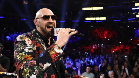 Tyson Fury gave a strong indication of his next opponent. © Top Rank Inc via Getty Images