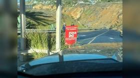 Tsunami of raw sewage forces beach closure