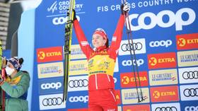 Russian women’s ski star edges closer to historic first
