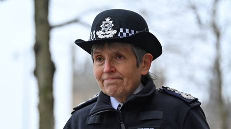 FILE PHOTO: Metropolitan Police Commissioner Cressida Dick on January 25, 2022 © JUSTIN TALLIS / AFP