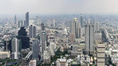 FILE PHOTO. Bangkok skyline.