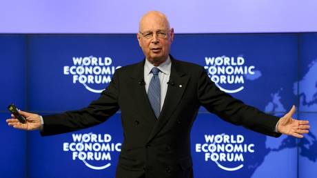 FILE PHOTO. World Economic Forum (WEF) founder and executive chairman Klaus Schwab. © AFP / Fabrice COFFRINI