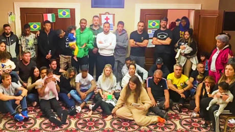 A group of Brazilian footballers and their families have left Kiev © Instagram / marlonsantos_ms4
