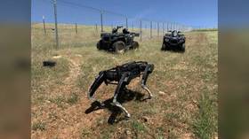 Border patrol testing robot dogs