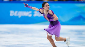 Spellbinding Valieva propels Russian Olympic team into pole position