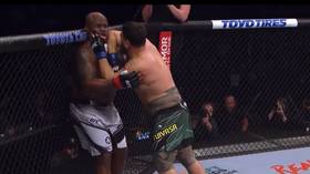 Rising UFC slugger slays ‘Black Beast’ with brutal elbow KO (VIDEO)