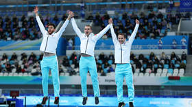 Russian skater apologizes for ‘middle-finger salute’ after victory over US