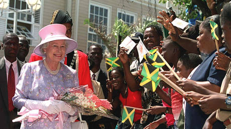The Queen visiting Jamaica in 2002 © Getty Images / Julian Parker