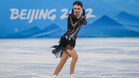 Russian Olympic champion Anna Shcherbakova. © Annice Lyn / Getty Image