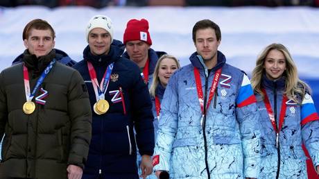 Evgeny Rylov (second left) was among those praised. © Sputnik / Alexander Vilf