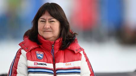 Russian skiing official Elena Vyalbe. © Sputnik / Pavel Bednyakov