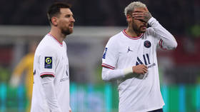 Neymar incensed by trick as Messi draws blank in PSG shock